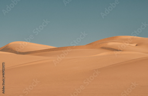 Imperial Sand dunes in Yuma Desert.