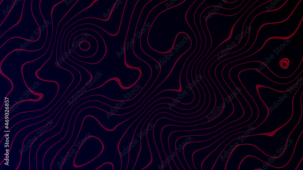 Fototapeta premium abstract colorful liner wavy background animation.