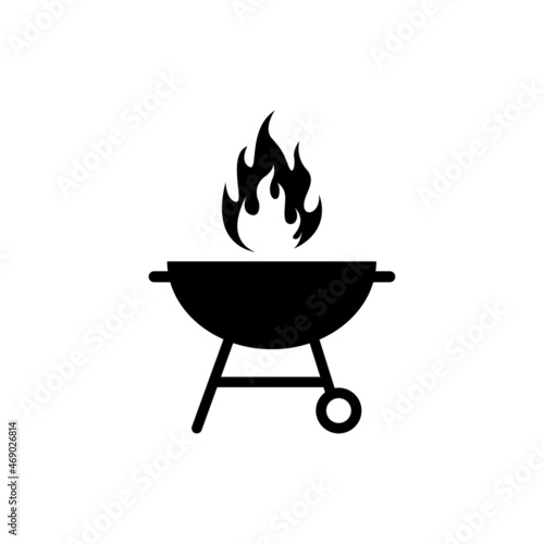 barbecue icon design template vector