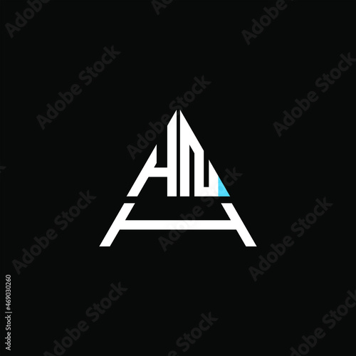 HNI letter logo creative design. HNI unique design
