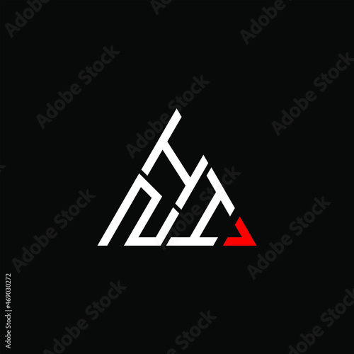 HNI letter logo creative design. HNI unique design
