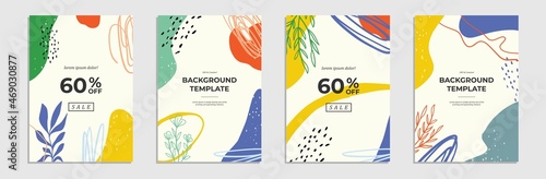 brush poster design for social media cover, flyer, invitation card, website design, book cover, banner, wall art