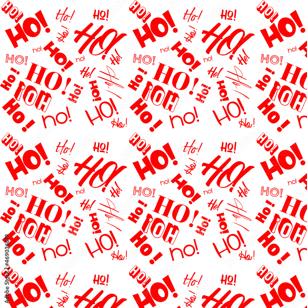 HO! HO! HO! handwritten seamless repeteing vector pattern - festive christmas holiday design for wrapping paper, cards, banners and posters etc. - Editable vector EPS HO! HO! HO! handwritten seamless repeteing vector pattern - festive christmas holiday design for wrapping paper, cards, banners and posters etc. - Editable vector EPS