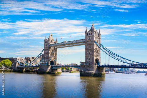 The Tower Bridge at London city
