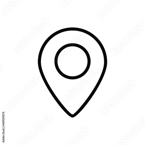 Location icon vector graphic