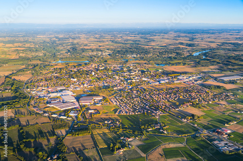 Belleville sur Saone city in Beaujolais land
