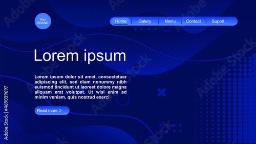nice dark blue color illustration vector background for homepage. eps file 10