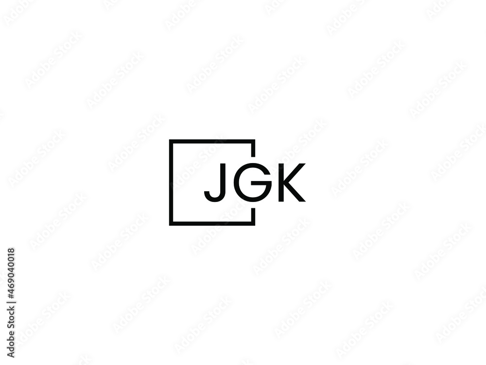 JGK letter initial logo design vector illustration JGK letter initial logo design vector illustration