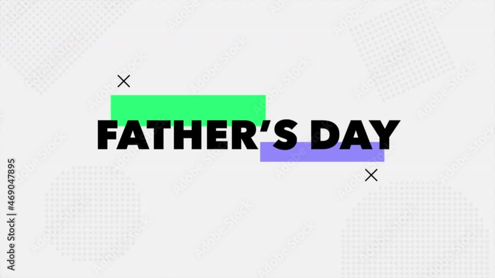 Father Day with geometric shapes, motion holidays and promo style background Father Day with geometric shapes, motion holidays and promo style background