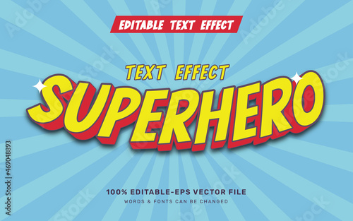 superhero text effect