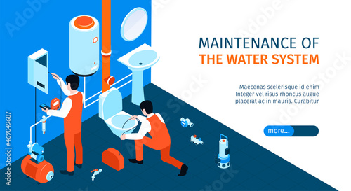 Pumps Machinery Horizontal Banner