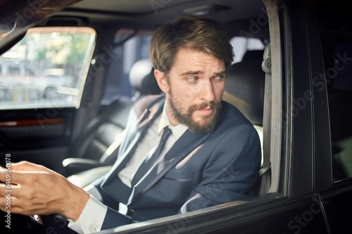 businessmen official passenger driver road self confidence © SHOTPRIME STUDIO