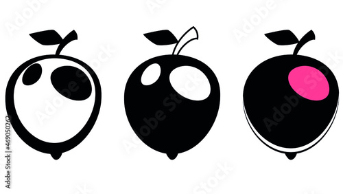 set of apples