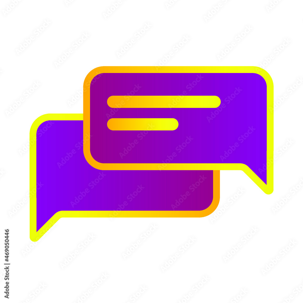 ICON TALK FLAT SIMPLE CONCEPT DESIGN ICON TALK FLAT SIMPLE CONCEPT DESIGN