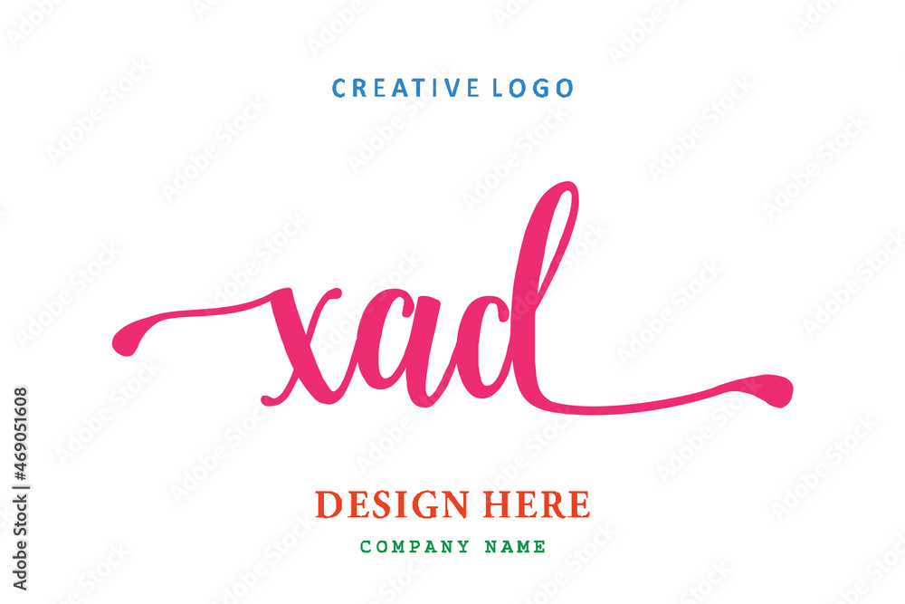 XAD lettering logo is simple, easy to understand and authoritative