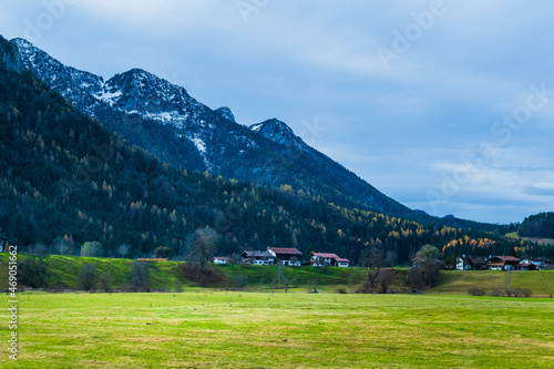 swiss alpine landscape