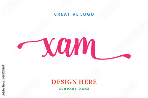 XAM lettering logo is simple, easy to understand and authoritative