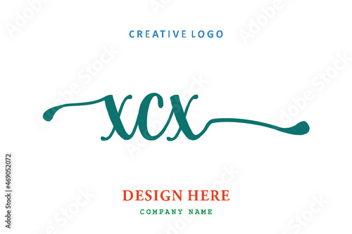 XCX lettering logo is simple, easy to understand and authoritative photo