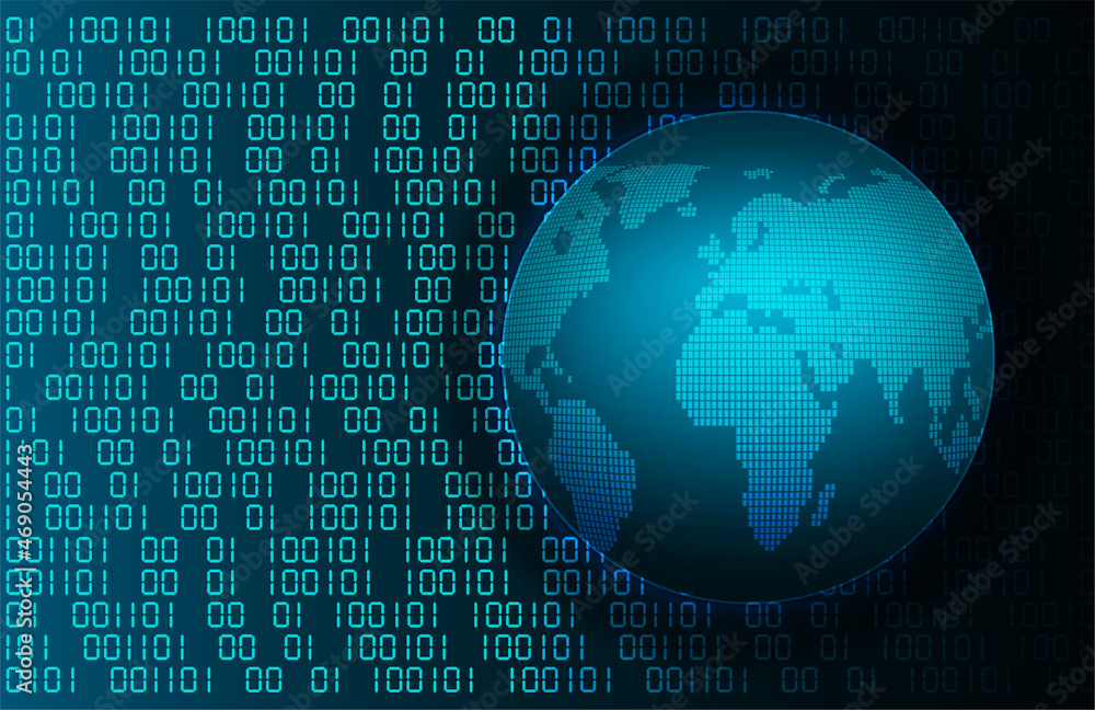 world binary circuit board future technology, blue hud cyber security concept background
world binary circuit board future technology, blue hud cyber security concept background