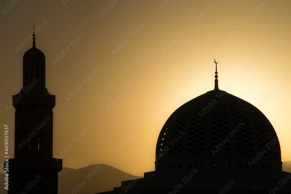 Muscat,Oman,05,03,2019. Grand mosque 