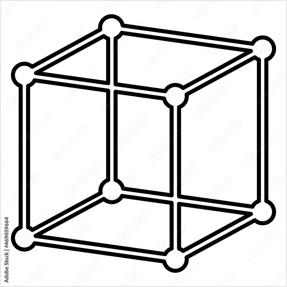 Cube Molecule Icon M_2111001 Cube Molecule Icon M_2111001