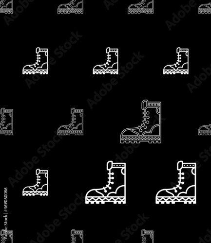 Camping Boots Seamless Pattern Y_2111001