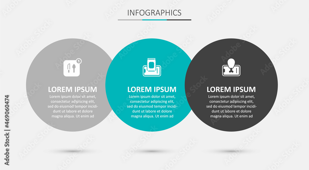 Set Food ordering on mobile, and . Business infographic template. Vector Set Food ordering on mobile, and . Business infographic template. Vector