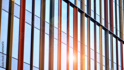 Wallpaper Mural  Fragment of glass and metal facade walls. Commercial office buildings. Abstract modern business architecture. Torontodigital.ca