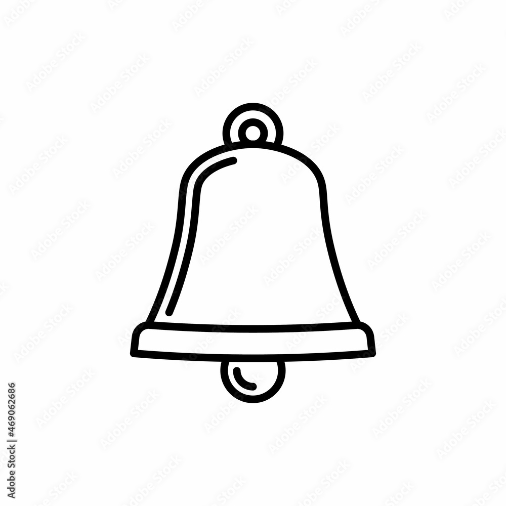 Bell icon design template illustration vector Bell icon design template illustration vector