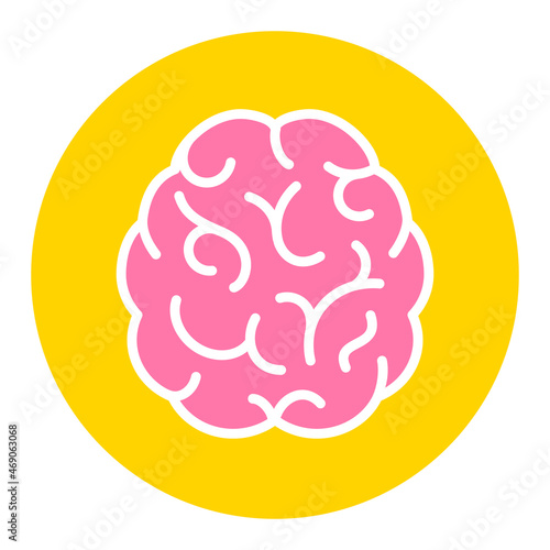 Brain vector cartoon