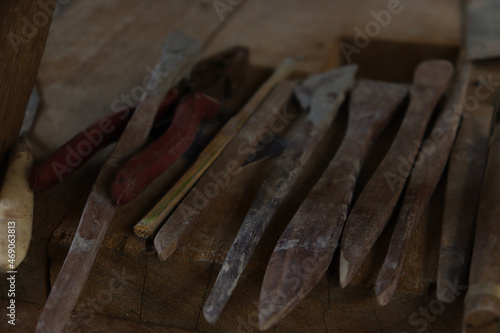 Equipment of making clay Sculpture