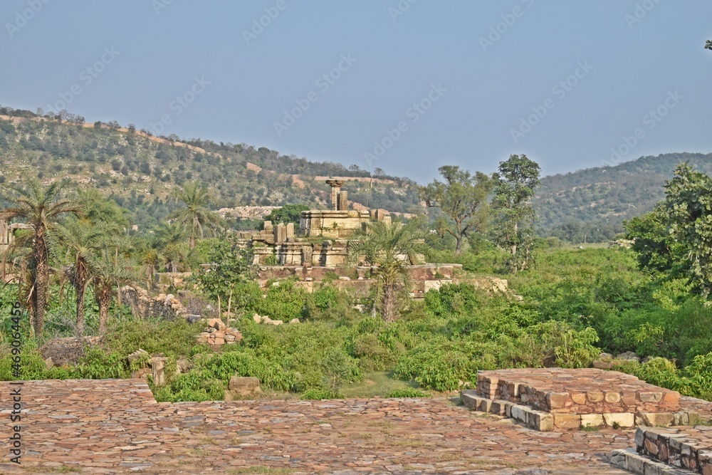 ancient temple in alwar rajasthan india 