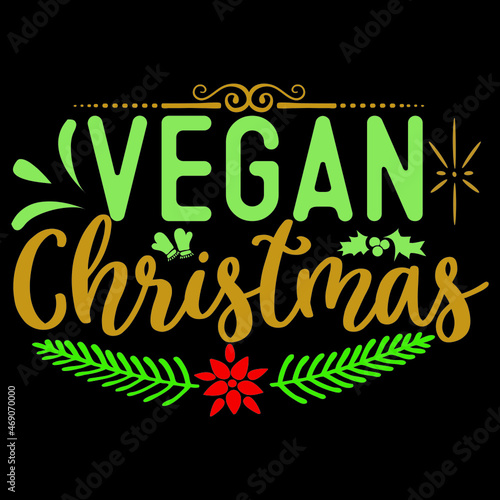  Vegan Christmas svg design