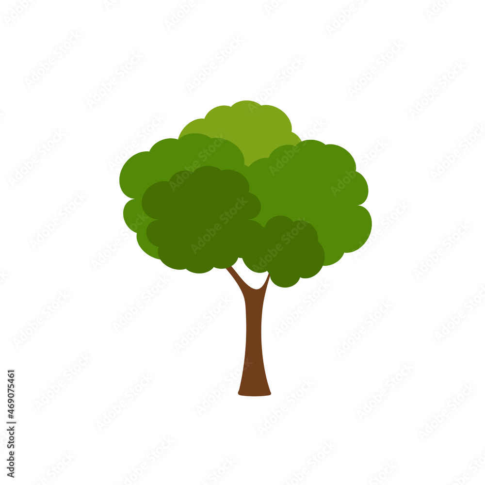 Green tree, A variety of forms on the White Background,Set of various tree sets,Trees for decorating gardens and home designs.vector illustration and icon Green tree, A variety of forms on the White Background,Set of various tree sets,Trees for decorating gardens and home designs.vector illustration and icon