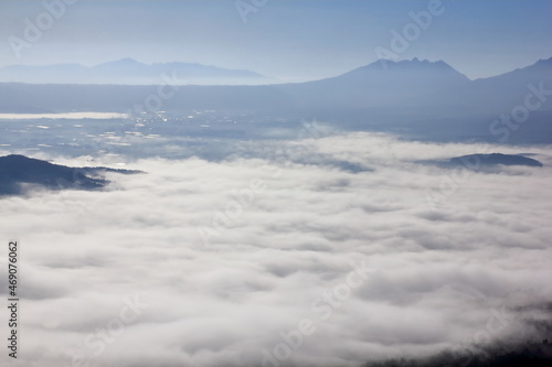 阿蘇山と雲海