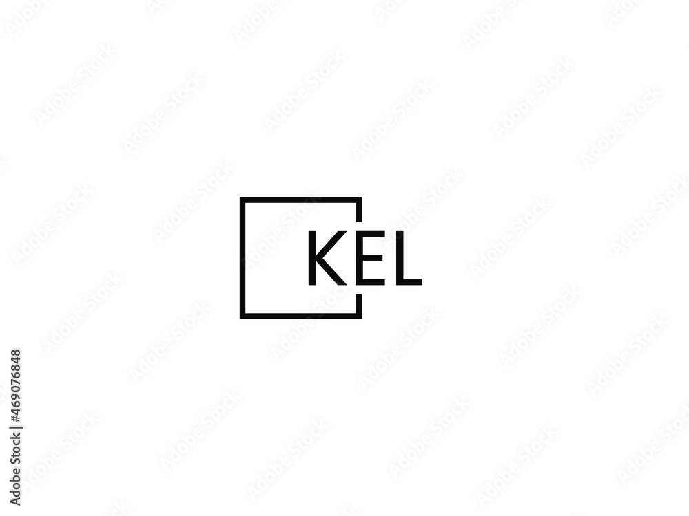 KEL letter initial logo design vector illustration KEL letter initial logo design vector illustration