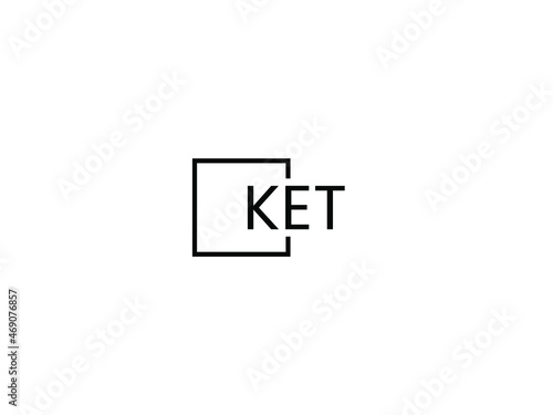 KET letter initial logo design vector illustration