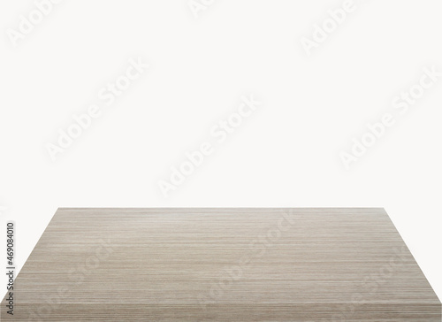 Wood Shelves Table isolated on white background
