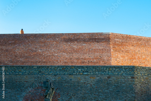 Minimalistick photo of town walls in Kutná Hora photo