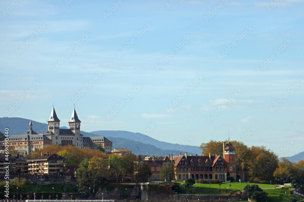 Naklejka premium Palacio de Miramar in Donostia San Sebastián