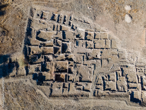 Kultepe ancient city ruins. Assyrian Trade Center in Karum-Kanis in Kayseri city Turkey. Its name in Assyrian texts from the 20th century BC was Kanesh photo