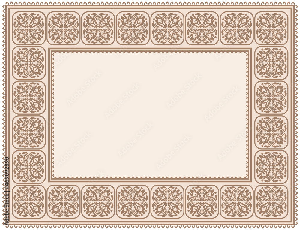 Vector abstract ornamental frame Vector abstract ornamental frame