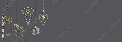 Holidays cards with Christmas motif, snowflakes, gold ornament snow frames and  isolated background. Winter vector set templates
