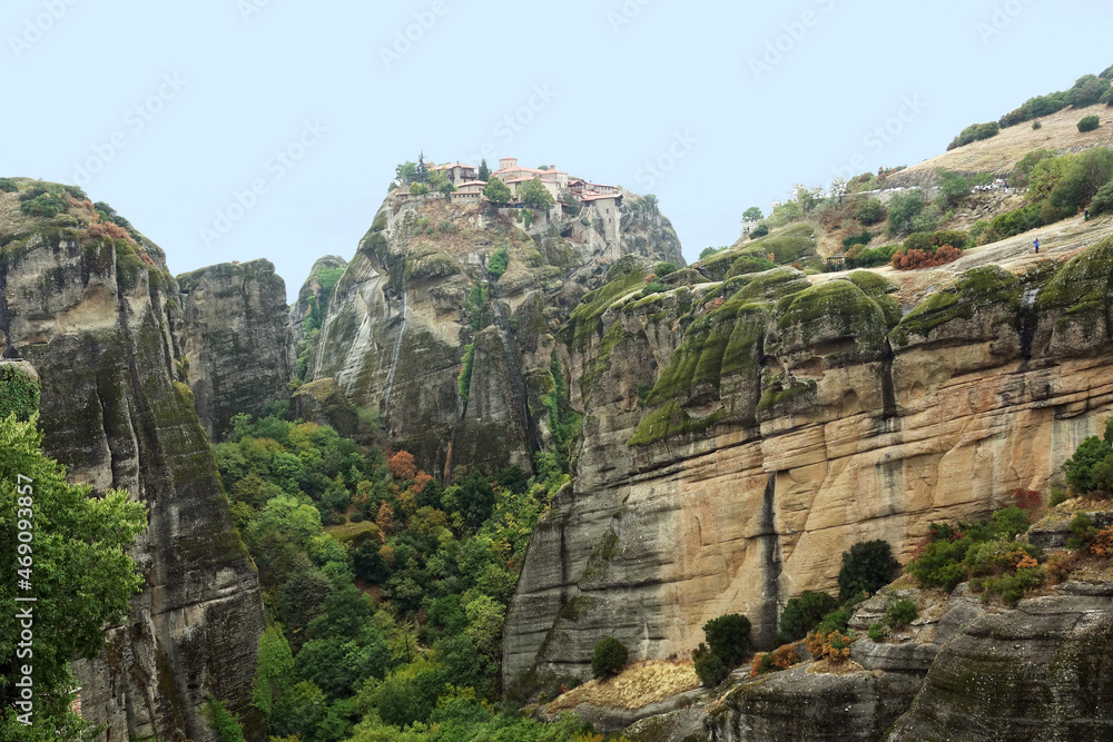 Fototapeta premium Greece.Landscape of the Meteora Monastery in Kalambaka.