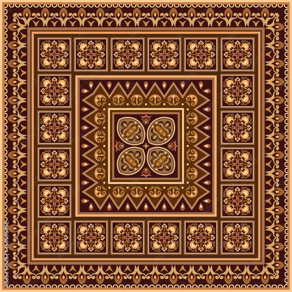 Vector abstract decorative ethnic ornamental illustration Vector abstract decorative ethnic ornamental illustration