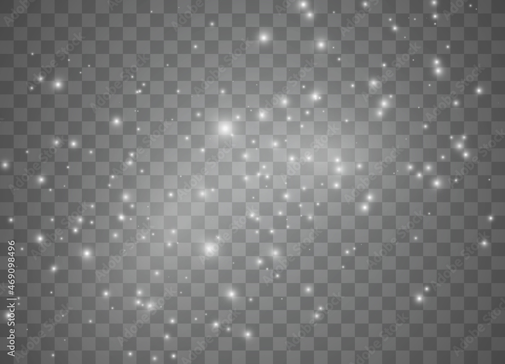 Light glow effect stars. Vector sparkles on transparent background. Christmas abstract pattern. Sparkling magic dust particles. Light glow effect stars. Vector sparkles on transparent background. Christmas abstract pattern. Sparkling magic dust particles.