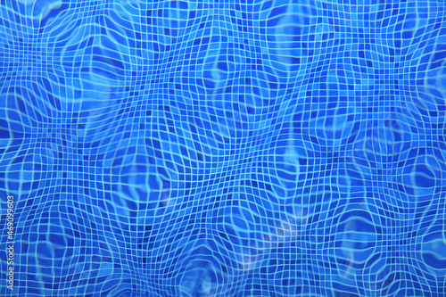 agua azul límpia en la piscina reflejos gresite ondulaciones dibujos 4M0A4251-as21