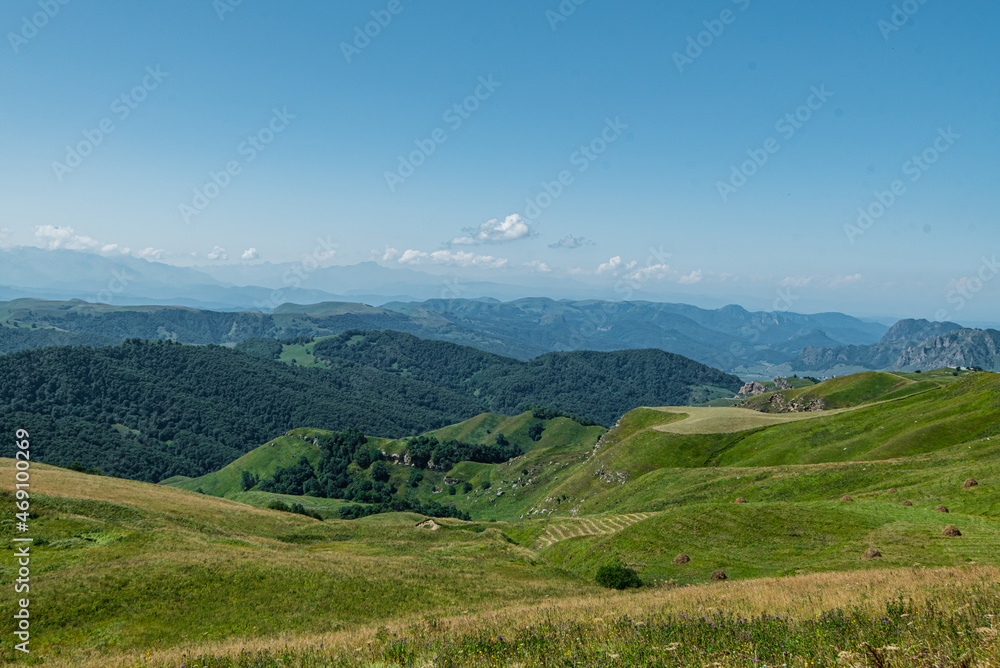 Mountain landscapes of the North Caucasus
