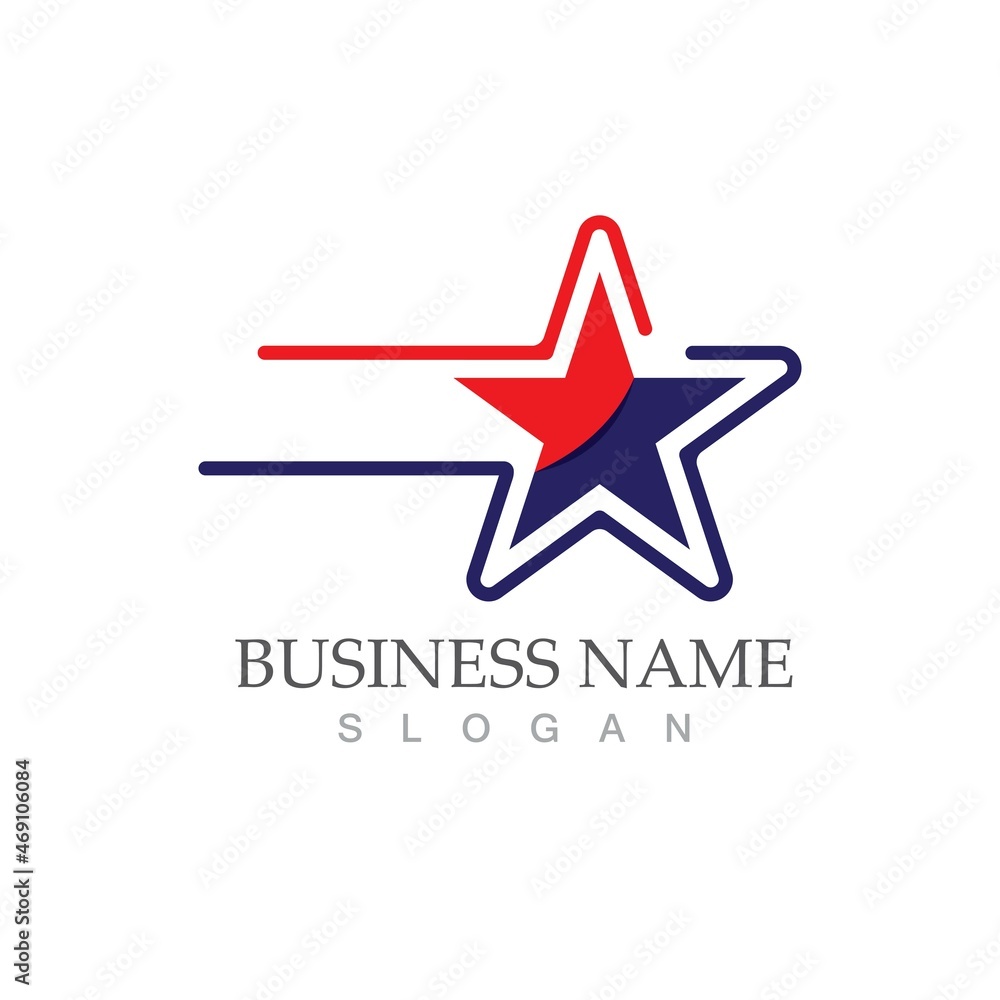 Obraz premium Star icon Template