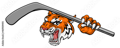 Photography Tiger Ice Hockey Player Animal Sports Mascot
